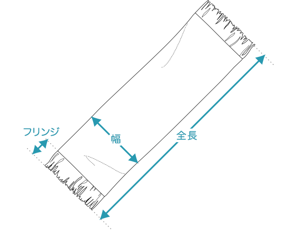 マフラーのサイズ