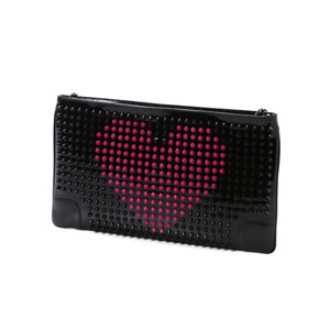 クリスチャン ルブタンコピー 新作パテントカーフ　ショルダー付 クラッチバッグLOUBIPOSH CLUTCH VALENTINES  1155029 B055