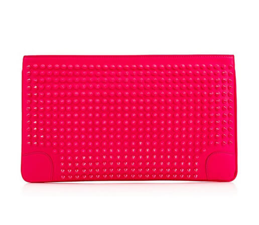 クリスチャン ルブタンコピー ルブタン　2015年春夏新作　クラッチ　Loubiposh Clutch Fluo Mat 1155101P065