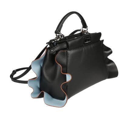 【関税・送料込】フェンディスーパーコピー フェンディ Black Mini Peekaboo Handbag(24349872)