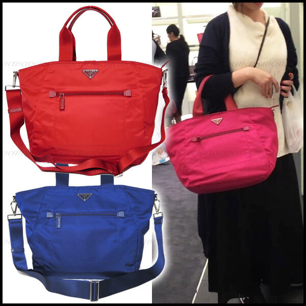 SALE!!★国内発★プラダプラダスーパーコピー 便利なナイロン2way Bag M★選べる3色 BR5137