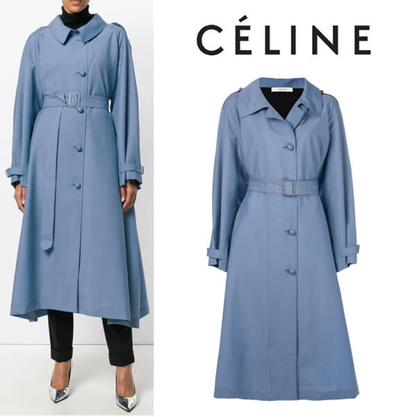 【17AW】大注目!!★セリーヌ服コピー★long belted trench coat