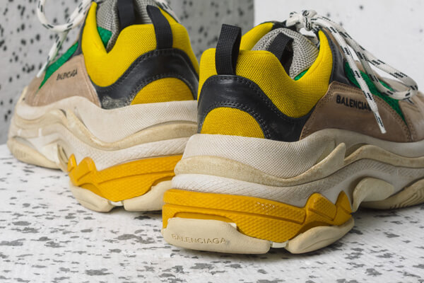 2018AW バレンシアガスーパーコピー 入手困難 激レア Triple S イエロー グリーン 8013104