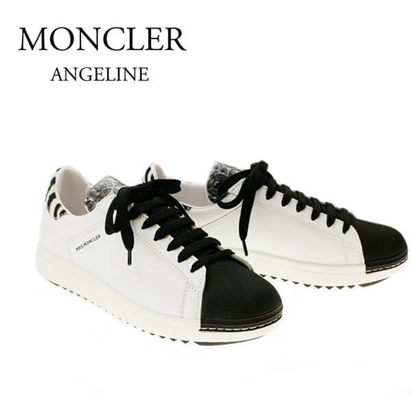 モンクレール スーパーコピー スニーカー ANGELINE 2021400 01924 998 WHITE/BLACK