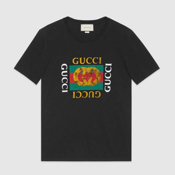 【グッチ】グッチスーパーコピー ★グッチ print ウォッシュドTシャツ 8030921