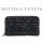 17AW☆BOTTEGA VENETA☆Metropolis Embroidery 折り財布 NERO 8031004