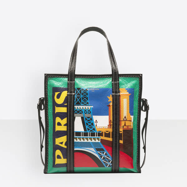 バレンシアガ トートバッグ まるでアート Bazar Paris ショッパー 8040706