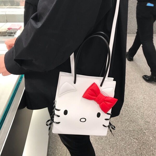 新作超限定 【バレンシアガ&Hello Kittyコラボ】Shopping Tote XXS 20021502