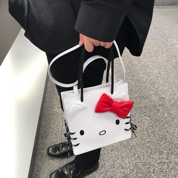 新作超限定 【バレンシアガ&Hello Kittyコラボ】Shopping Tote XXS 20021502