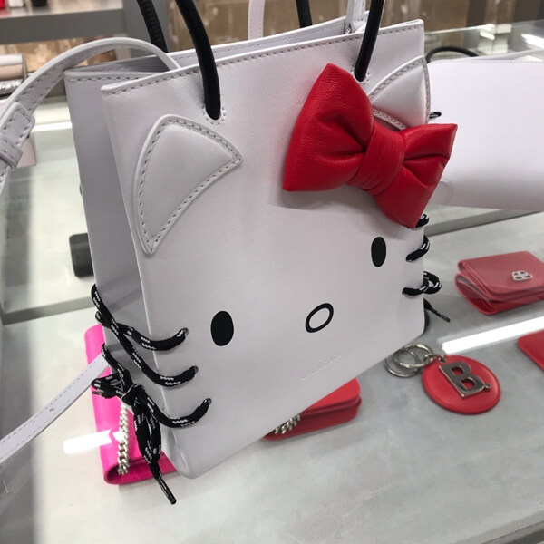 新作超限定 【バレンシアガ&Hello Kittyコラボ】Shopping Tote XXS 20021502