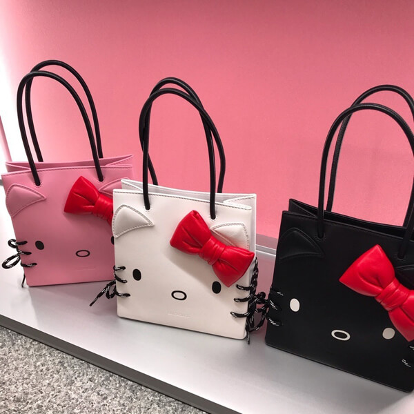 バレンシアガコピー【バレンシアガ&Hello Kittyコラボ】Shopping Tote XXS 20021503