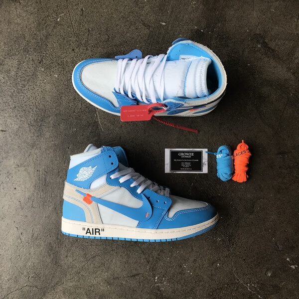 【ナイキ コピー】US14 32cm OFF-WHITE x Air Jordan 1 Powder Blue 20030301