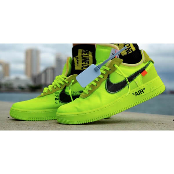 ナイキ スニーカー コピー[ナイキ x OFF WHITE] Air Force 1 Low "Volt" The Ten 2030304