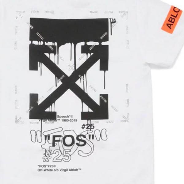 【オフ ホワイト コピー メンズ】 Virgil Abloh x Simon Brown MCA #25 Tシャツ 激安 20040225