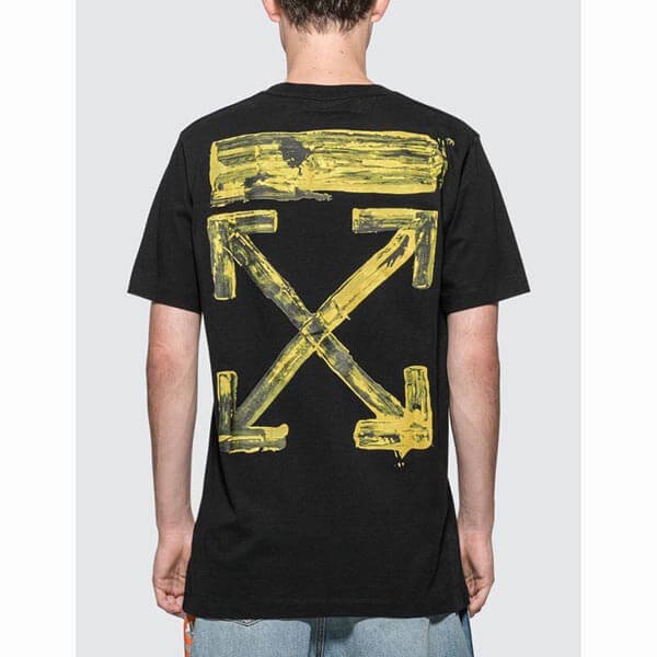 【入手困難】[OFF-WHITE] オフホワイト 偽物 メンズ Tシャツ Acrylic Arrows Slim T-Shirt 20040227