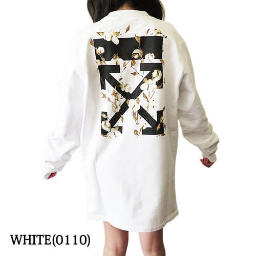 off-White レプリカ スウェット 長袖 激安 COTTON LONG DRESS CREWINECK 20040231