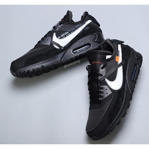 追跡有配送！ナイキ スーパーコピー OFF WHITE x ナイキ AIR MAX 90 Black 20051304