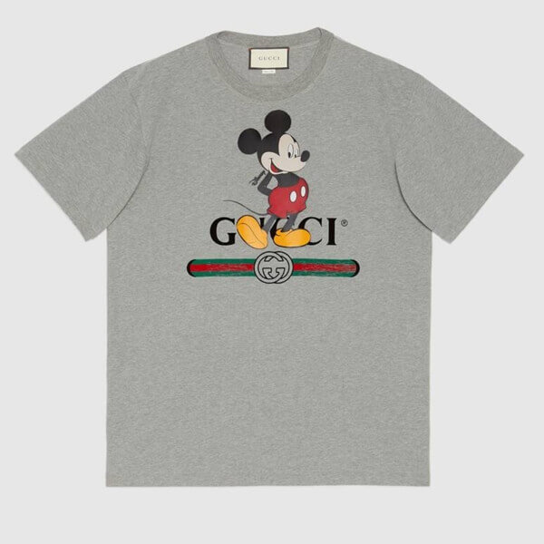 ディズニー グッチ スーパーコピー オーバーサイズ Tシャツ 3色 565806 XJB66 9756