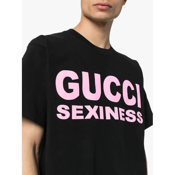 グッチスーパーコピー◆SEXNESSプリント オーバーサイズ Tシャツ 4色 616036XJCK