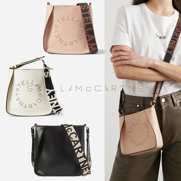 21AW ステラマッカートニー Stella Logo mini crossbody バッグ☆3色 700084W8542