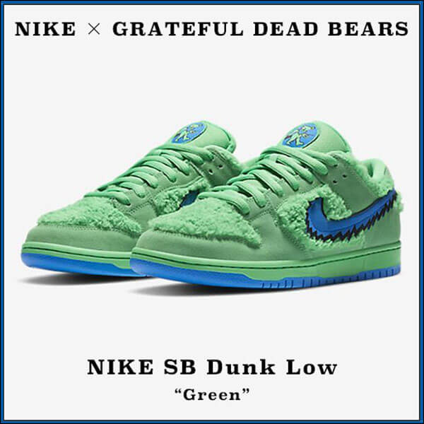 ナイキ スニーカー コピー【×GRATEFUL DEAD BEARS】激レア SB Dunk Low CJ5378-700