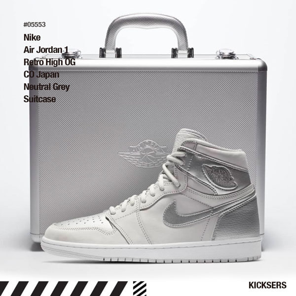 人気話題！ナイキ エアージョーダン スニーカー コピー  Air Jordan 1 CO Japan Tokyo Grey "Suitcase"201017a01