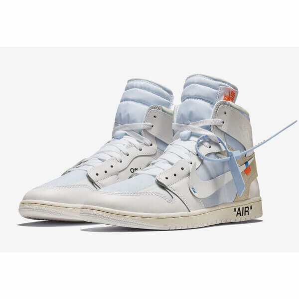 ナイキ オフ ホワイト スニーカー コピー OFF-WHITE  Air Jordan 1 Retro High OG “WHITE” SS 18 AQ0818-100