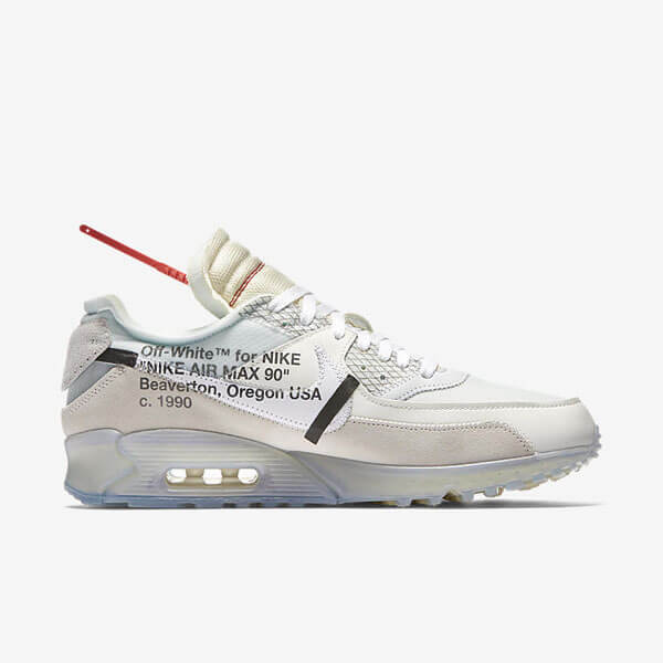 ナイキ オフ ホワイト スニーカー コピー 大人気★数量限定 ナイキ ランニングシューズ【OFF-WHITE X 】AIR MAX 90 THE TENAA7293-100