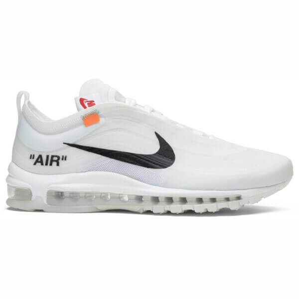 ナイキ オフ ホワイト スニーカー コピー ナイキ ランニングシューズ OFF-WHITE x  Air Max 97 OG The Ten WHITE 2017 AW FW 17AJ4585-001