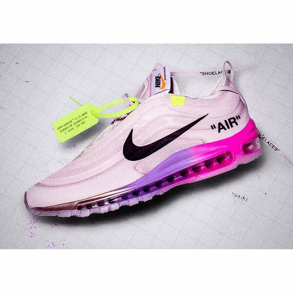 オフ ホワイト ナイキ エアマックス スニーカー コピー ナイキ ランニングシューズ Off-White  Air Max 97 Serena Williams エアマックス97 AJ4585-600