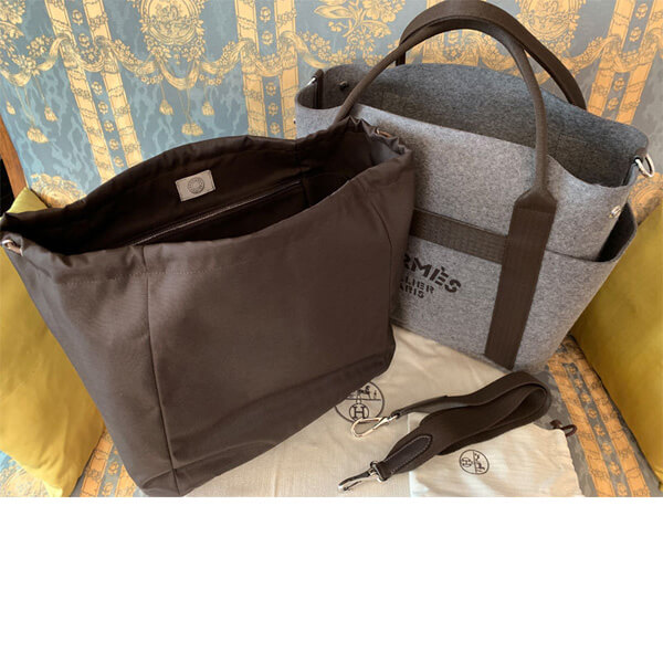 SAUT  AU GRAND PALAIS エルメススーパーコピー2020 SAC de PANSAGE"GROOM"Feutre  1106b214