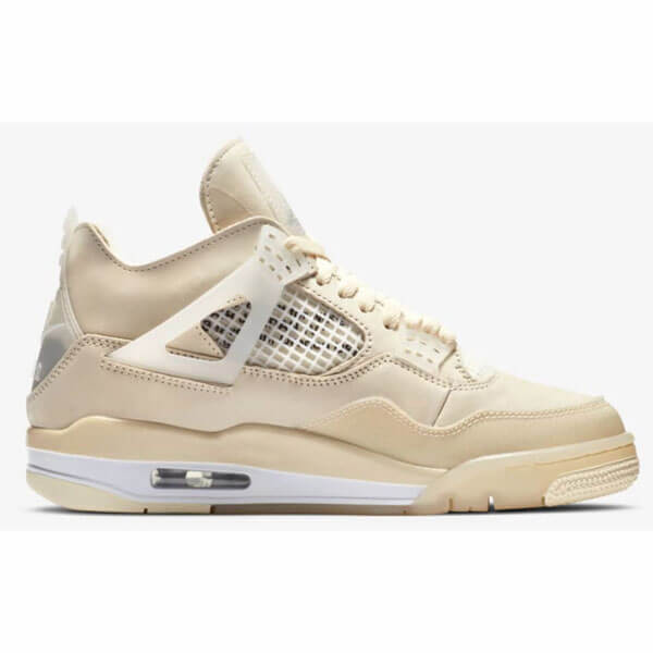 ナイキ オフ ホワイト スニーカー コピー ウィメンズ エアジョーダン ４ レトロ セイル コラボ  x Off-White Wmns Air Jordan 4 Retro Sail  CV9388-100