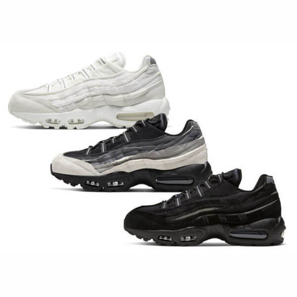 入手困難！ナイキ エアマックス95 偽物 履き心地  Comme des Garcons x Air Max 95AT9865-001