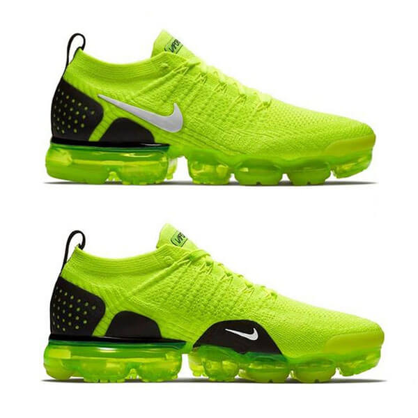 ナイキ スニーカー コピー(ナイキ エア ベイパーマックス フライニット"ボルト")  Air Vapormax Flyknit "VOLT"★メンズ 40827497