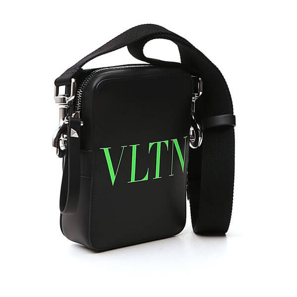 ヴァレンティノコピー ∞ VLTN ロゴ レザー ミニショルダーバッグ UY2B0943FQK