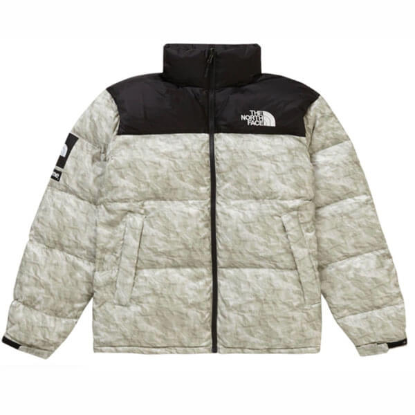 シュプリーム 偽物 シュプリーム ノースフェイス Paper Print Nuptse Jacket201116CC0193