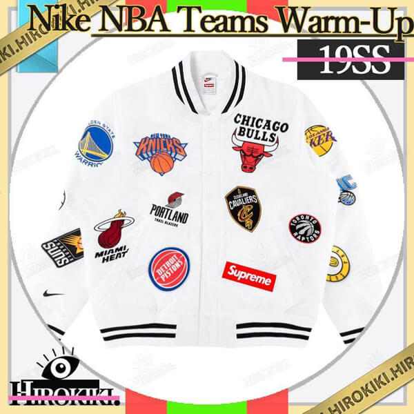 ナイキ シュプリーム 偽物 エヌビーエー チーム ウォーム アップ ジャケット シュプリーム × ナイキ NBA Teams Warm-Up Jacket ナイキ White201116CC0195