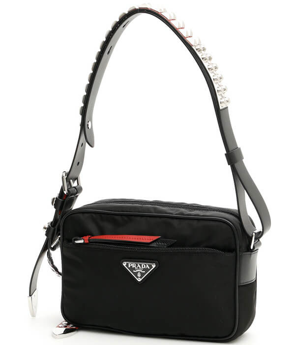 プラダスーパーコピー PR1109 STUDDED NYLON SHOULDER BAG 1BC167