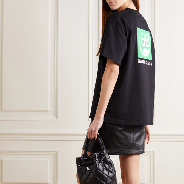 バレンシアガコピーバレンシアガ ロゴTシャツ The houses newest logo Tシャツ☆201116B128