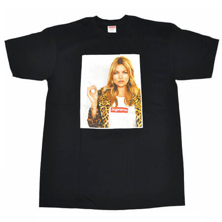 シュプリーム SS12 KATE MOSS TEE 黒 （シュプリームステッカー付き）201116B143