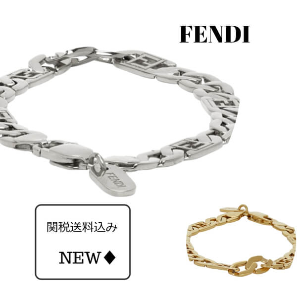 フェンディ MENS Forever フェンディ 偽物ブレスレット GOLD/SILVER2011c01A34A4