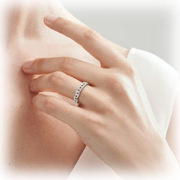 【ティファニー&Co.】ティファニー T True Narrow Ring ティファニー コピー ティファニーT トゥルー ナロー リングM6A6588