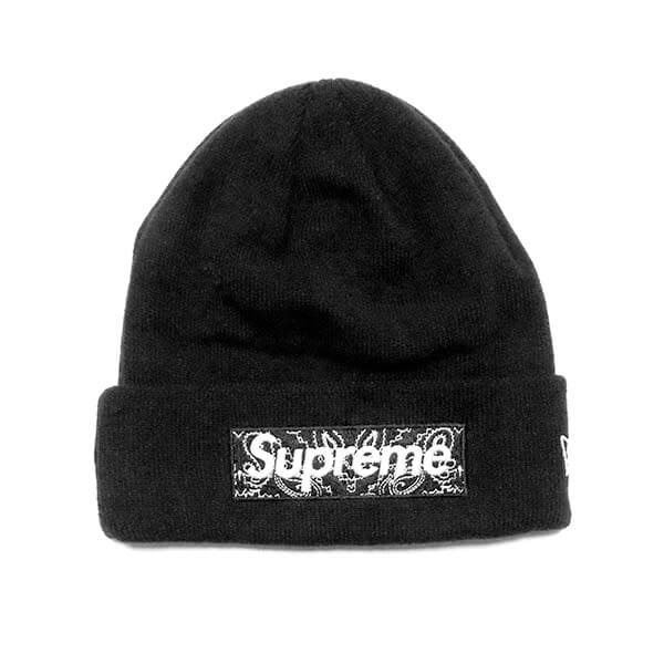 シュプリーム ニット 帽 偽物  シュプリーム ニューエラ Era Box Logo Beanie (ステッカー付き)20E11C6