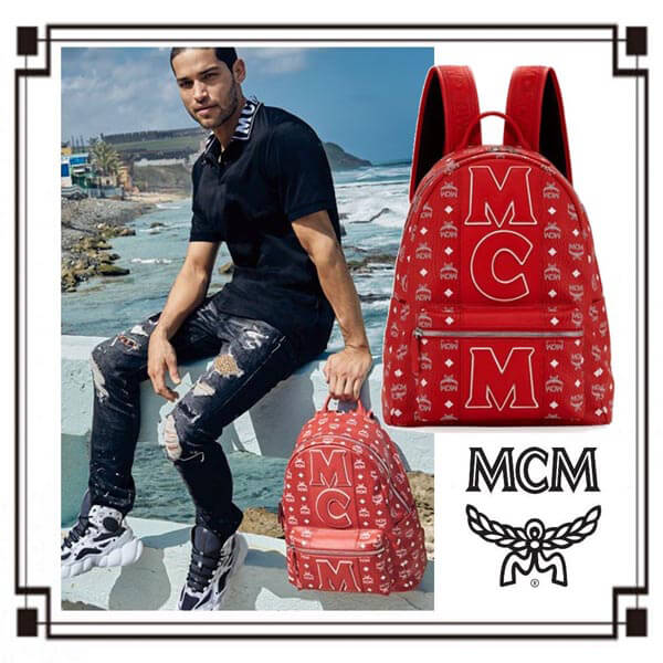 エムシー エム Mens Exclusive モノグラム Backpack エムシーエムバックパック 偽物24CO5