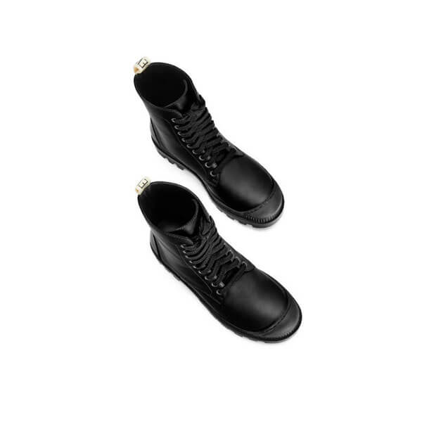 【ロエベ】 Combat boot in calfskin　コピー コンバット ブーツ２色 L815285X14