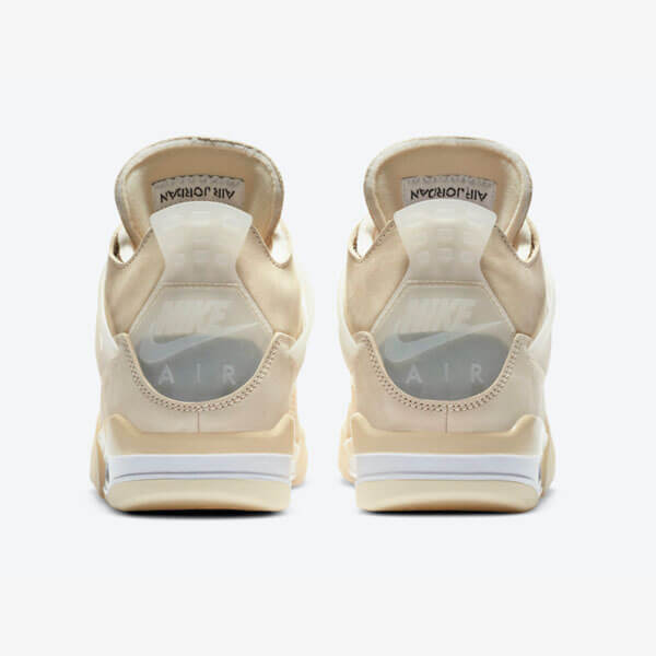 オフホワイト×ナイキ偽物OFF-WHITE×ナイキ AIR JORDAN4 SP WMNS SAIL CV9388-100