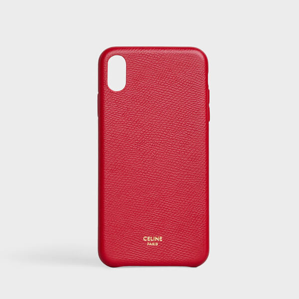 【セリーヌ】偽物IPHONE XS MAX CASE / GRAINED LAMBSKINSa3025