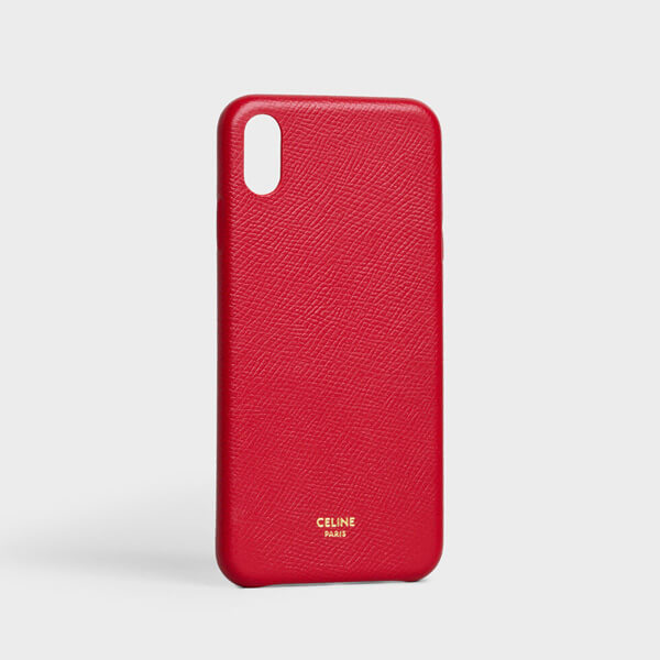 【セリーヌ】偽物IPHONE XS MAX CASE / GRAINED LAMBSKINSa3025