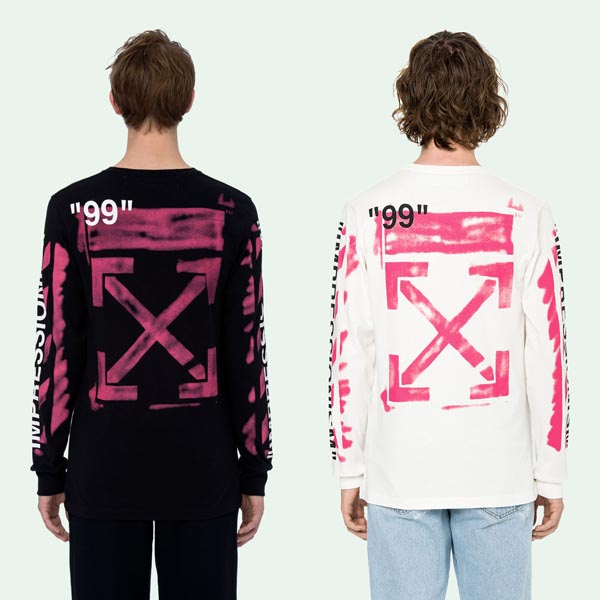 ★Off-White オフ ホワイトコピー レプリカ パーカー 通販★DIAGONAL STENCIL T-SHIRTS OMAB001R191850150228