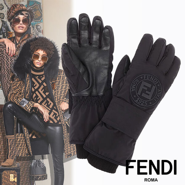 フェンディ コピーSKI GLOVES テックナイロン スキーグローブ FAD029AEQJF0GME